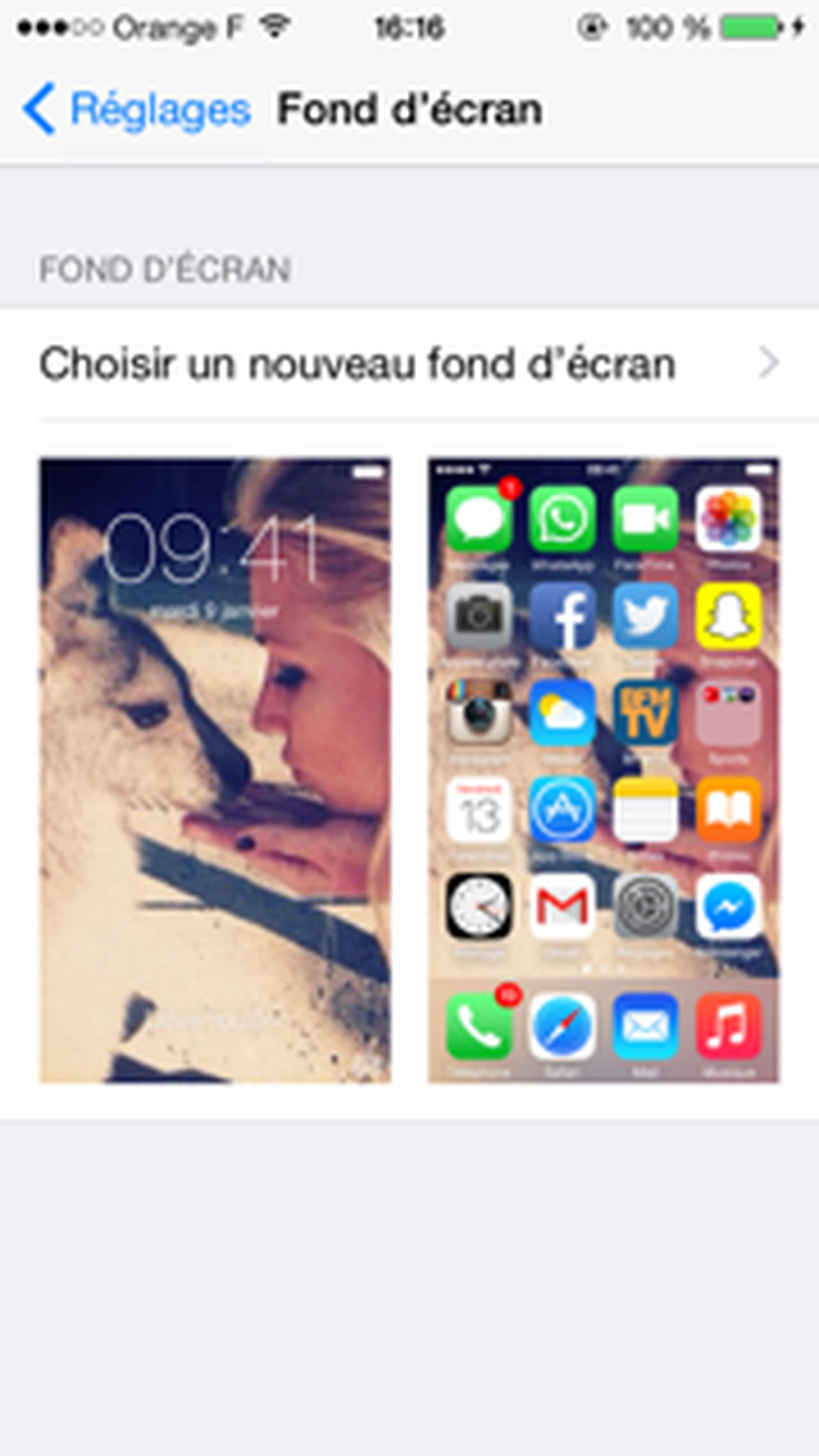 Comment changer son fond d