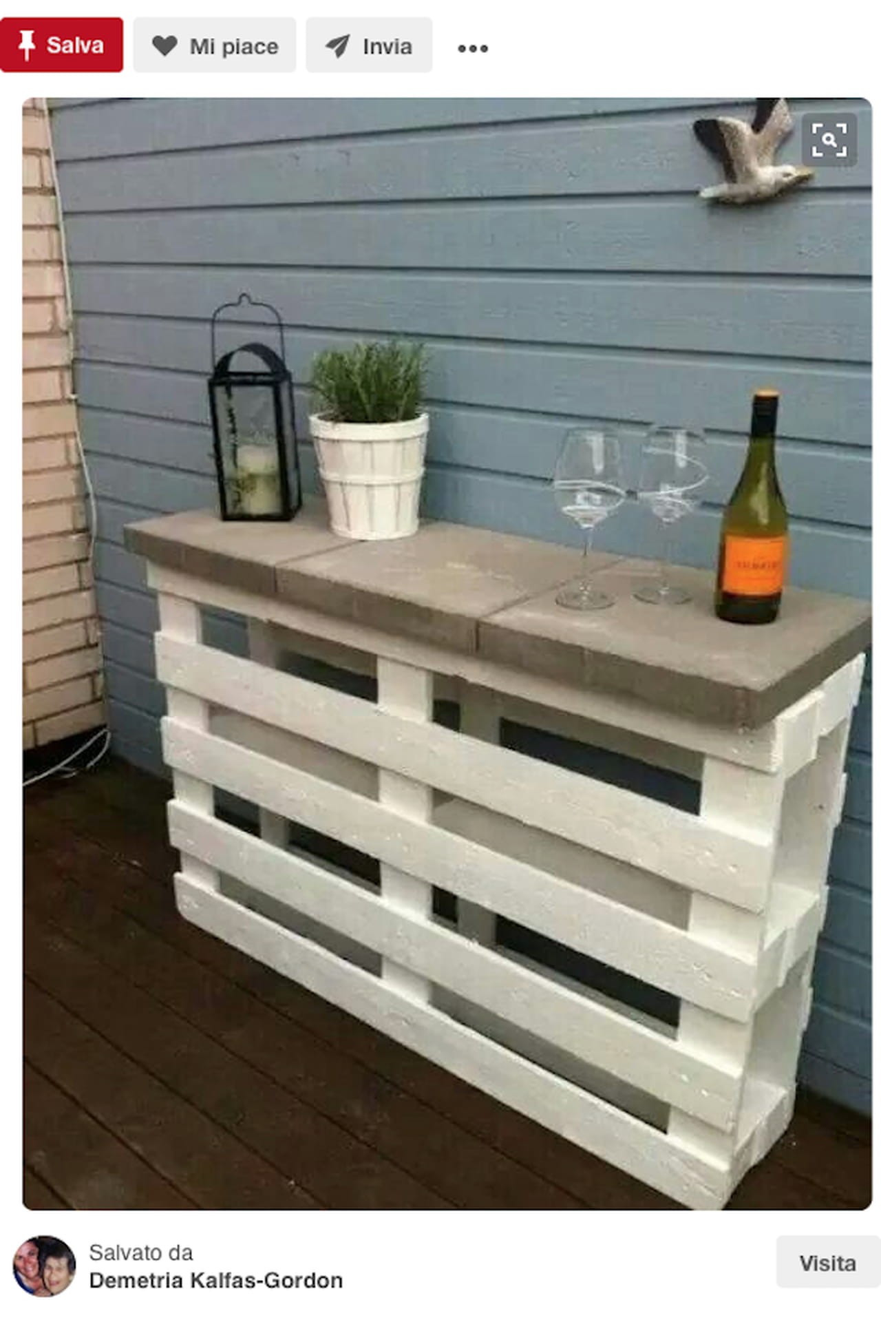 Creazioni fai da te: idee giardino da pinterest Mobili da giardino con pallet
