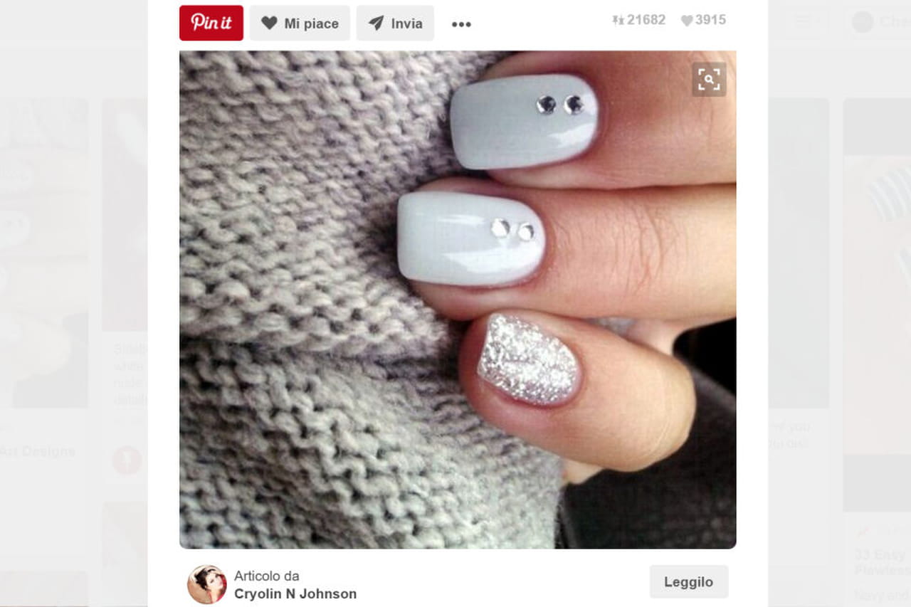 Unghie Bianche E Nere 43 Tutto Nail Art Unghie