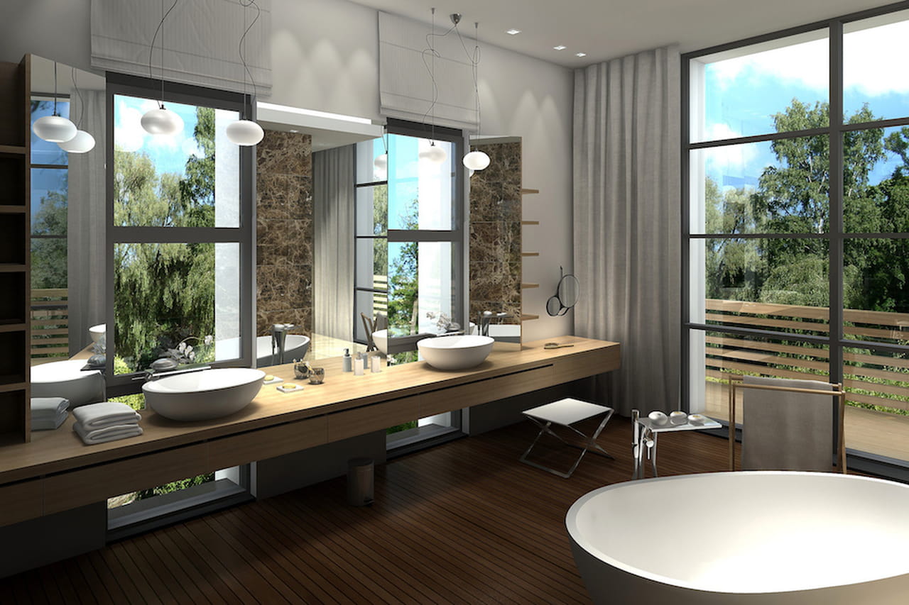 Bagno moderno: estetico e funzionale