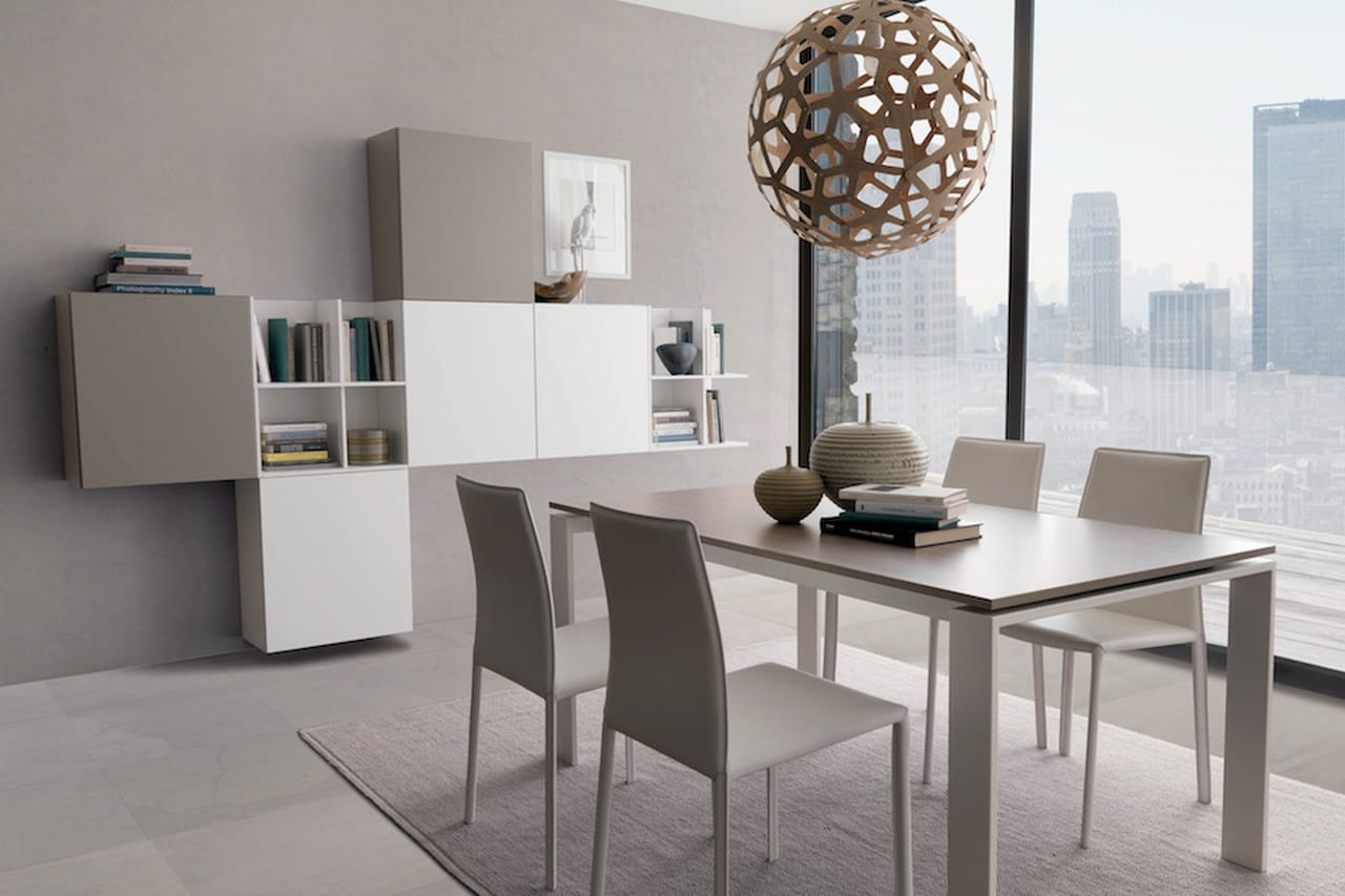 Pareti attrezzate moderne: soluzioni per il soggiorno (e non solo) Pareti sala da pranzo