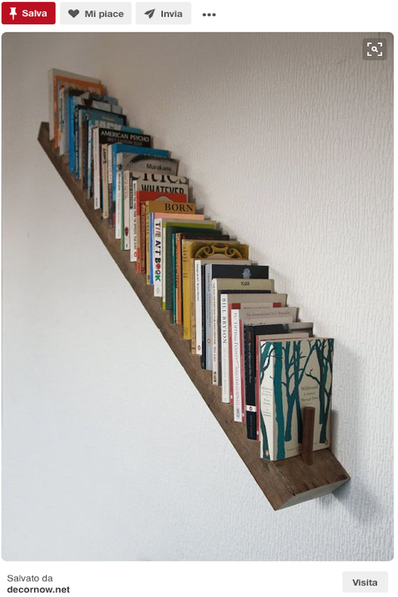 Libreria fai da te: il riciclo in legno Scaffalatura legno fai da te