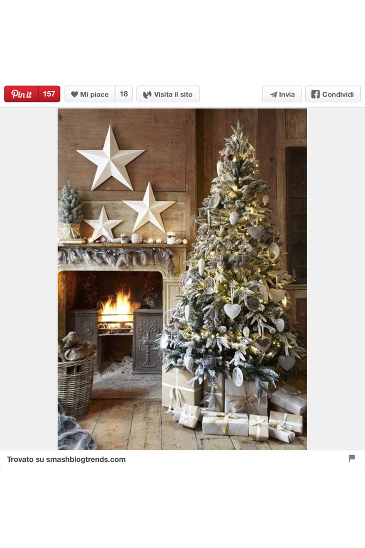 Alberi di natale: tradizionali o creativi? spunti da pinterest Idee albero di natale shabby chic