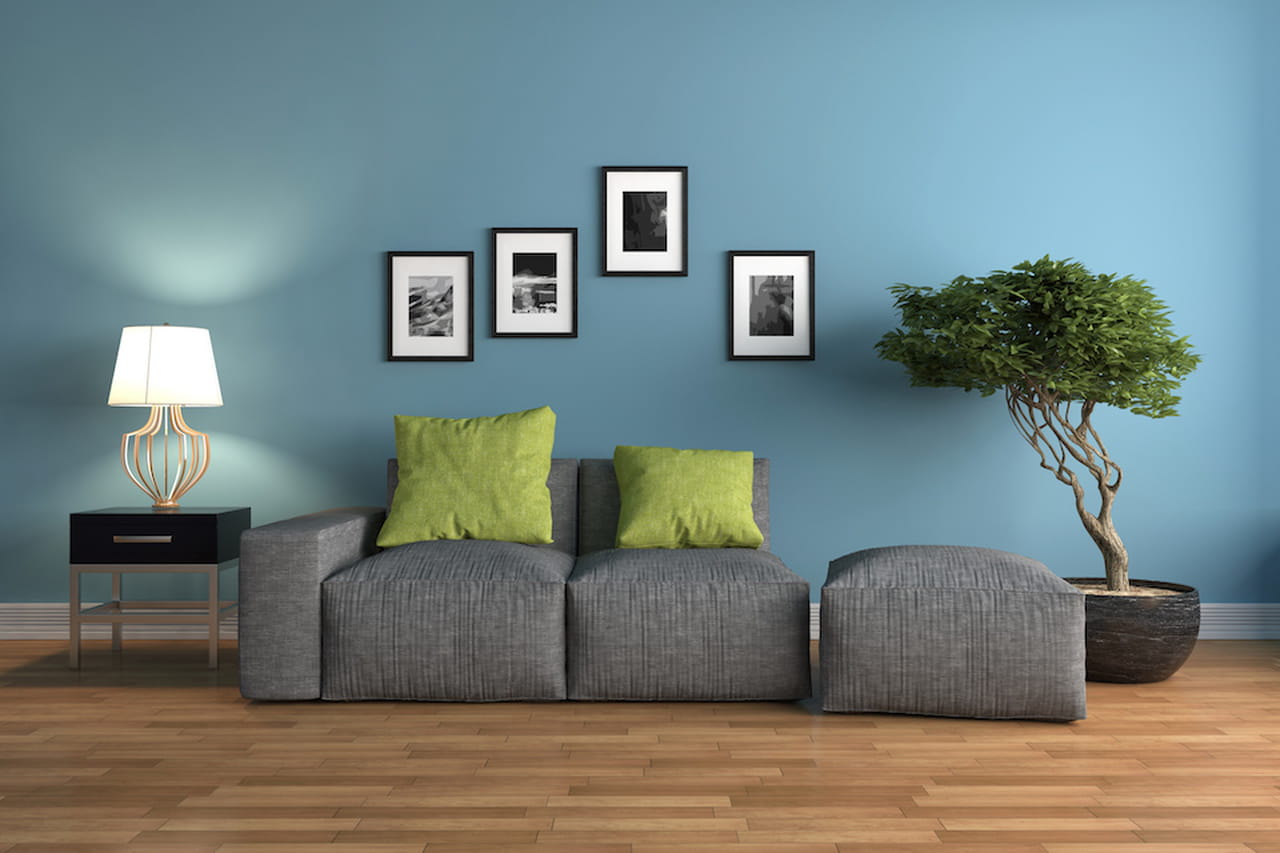 Camere da letto con pareti blu : camera da letto con pareti blu ...