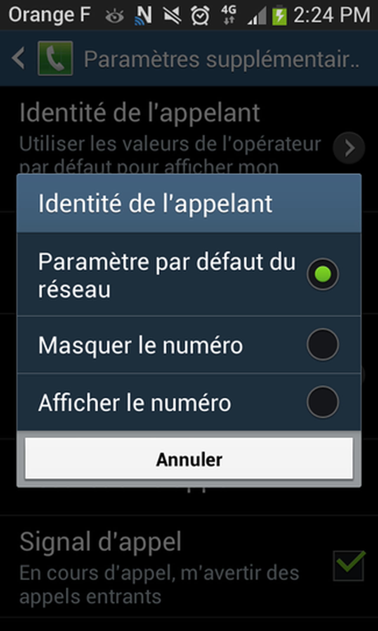 Comment masquer mon numéro