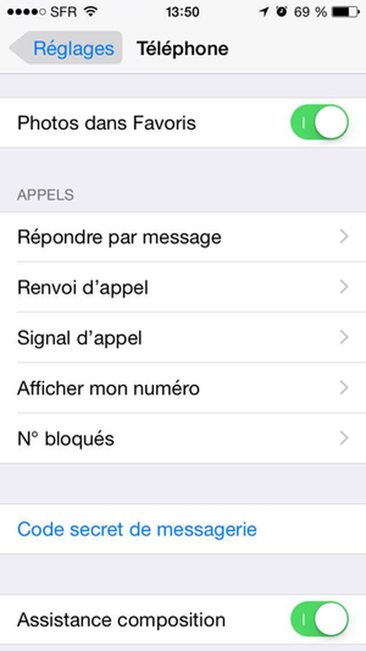 Comment masquer mon numéro