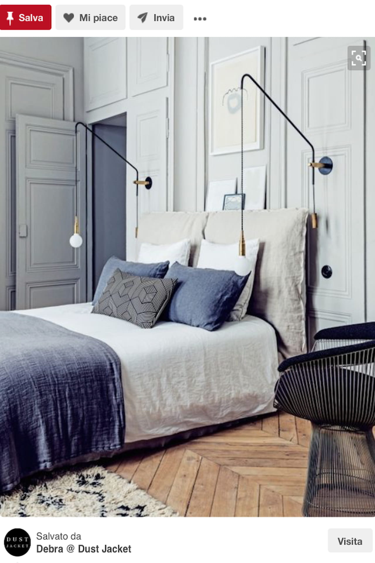 Testiera letto fai da te, imbottita, di legno: idee da pinterest