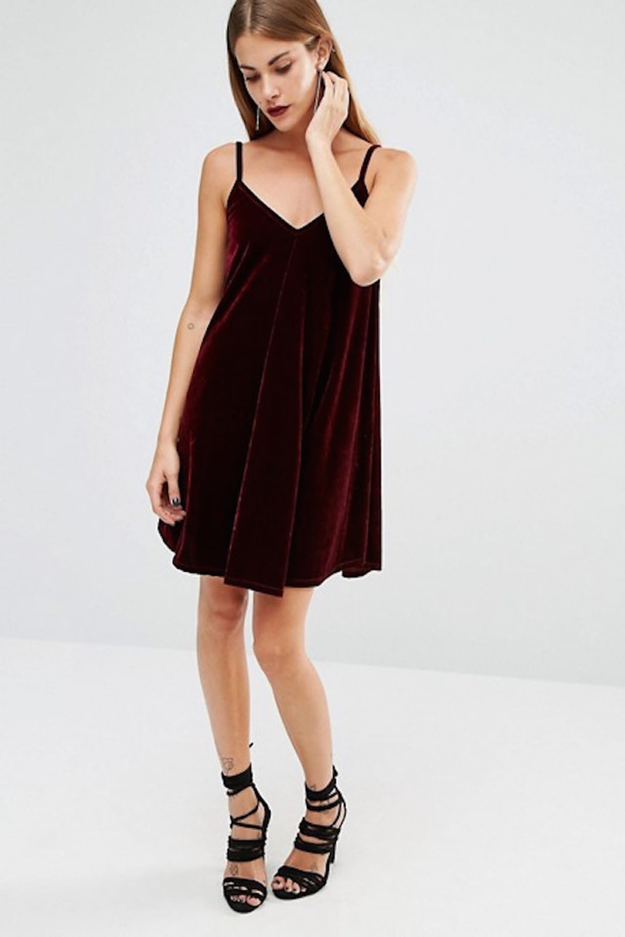 Abito da cocktail ragazza natalizia