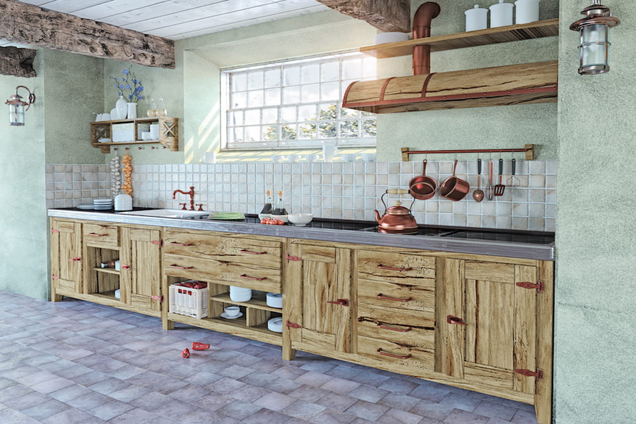 Cucine in muratura moderne: country, rustiche o shabby? Cucine all aperto in muratura