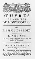 L’Esprit des Lois de Montesquieu : Résumé