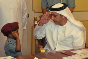 صبيّ في الخامسة أصغر شرطيّ في أبو ظبي