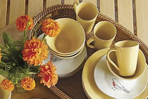 فن المائدة: مجموعة Crate and Barrel الرائعة لأواني المائدة