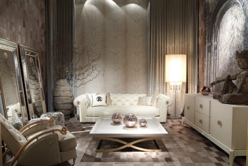 مجموعة ديكورات روبيرتو كافالي Roberto Cavalli.. للفخامة والترف عنوان.